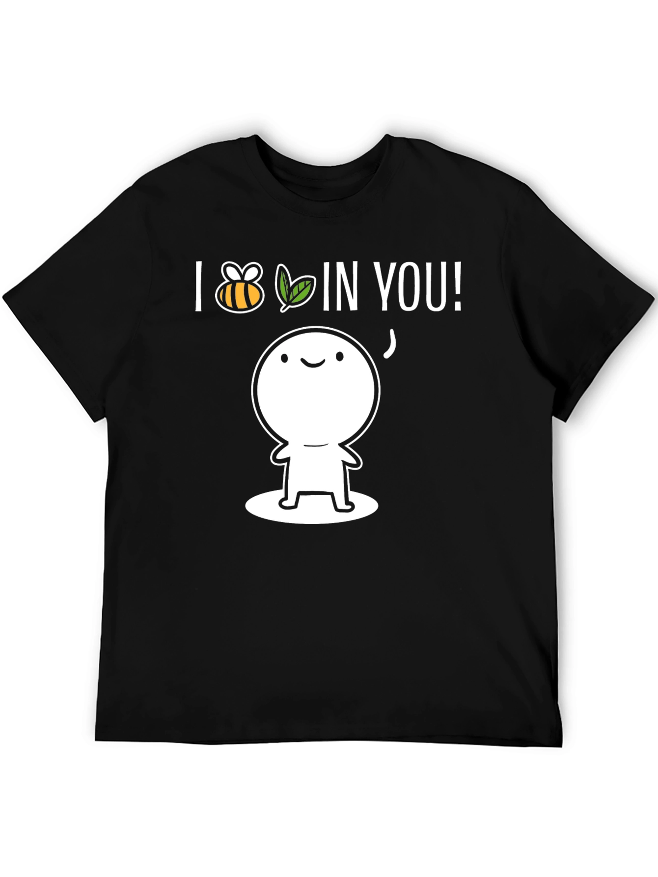 I Bee-lieve in You Black Graphic T-Shirt