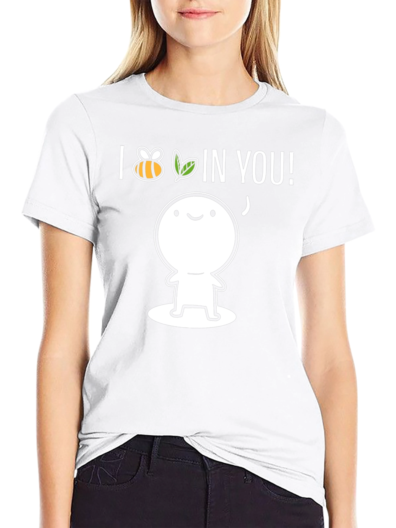 I Bee-lieve in You Black Graphic T-Shirt