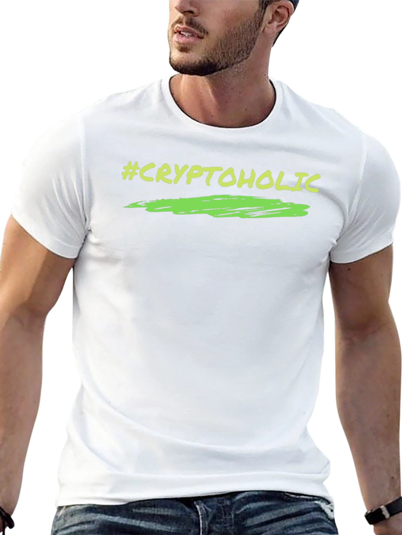 Cryptoholic Graphic Print Tee