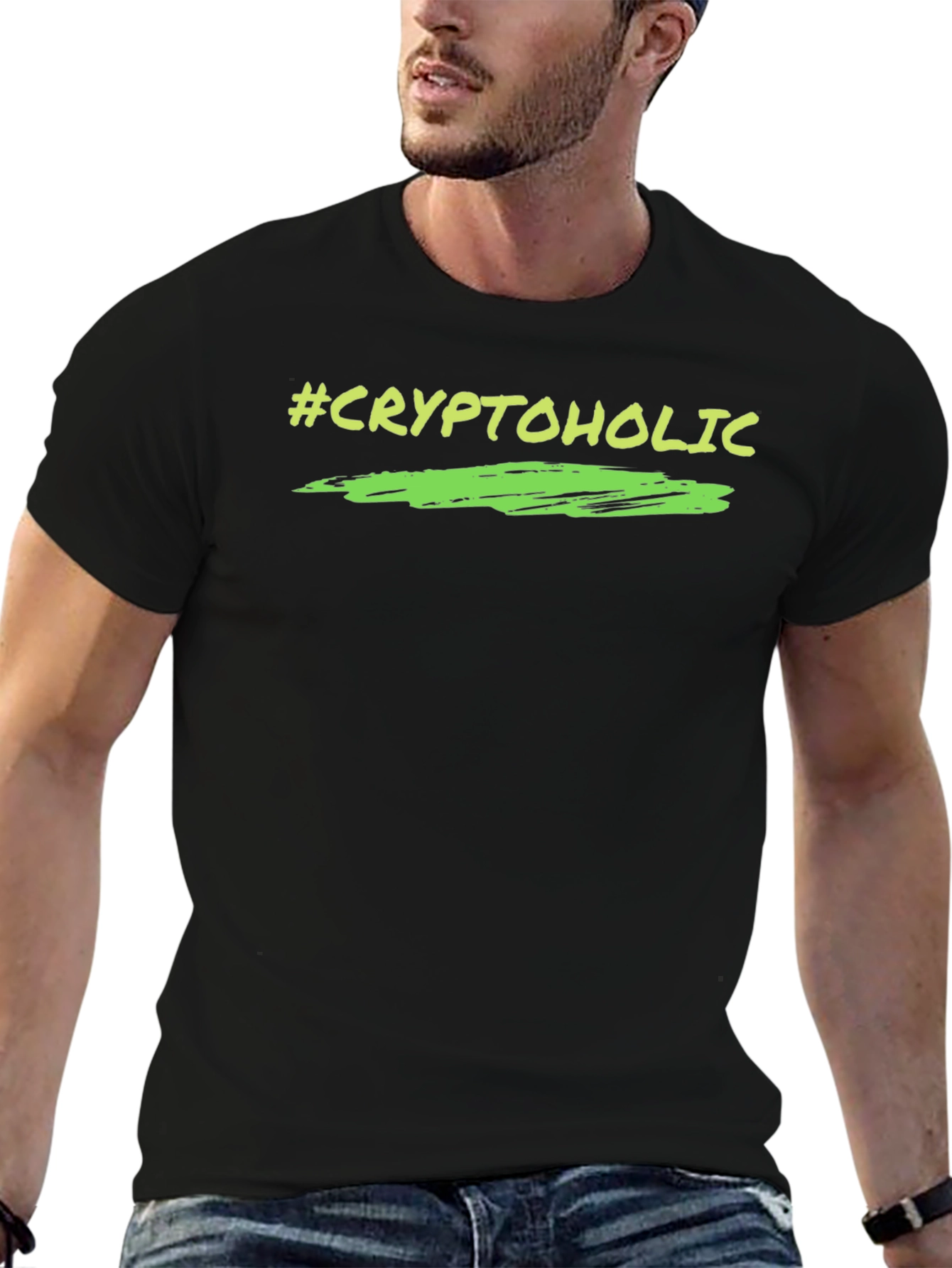Cryptoholic Graphic Print Tee