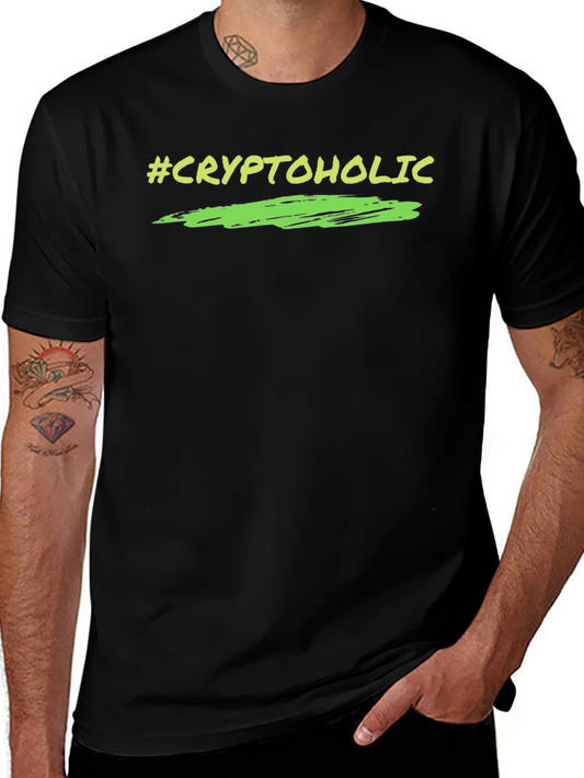 Cryptoholic Graphic Print Tee