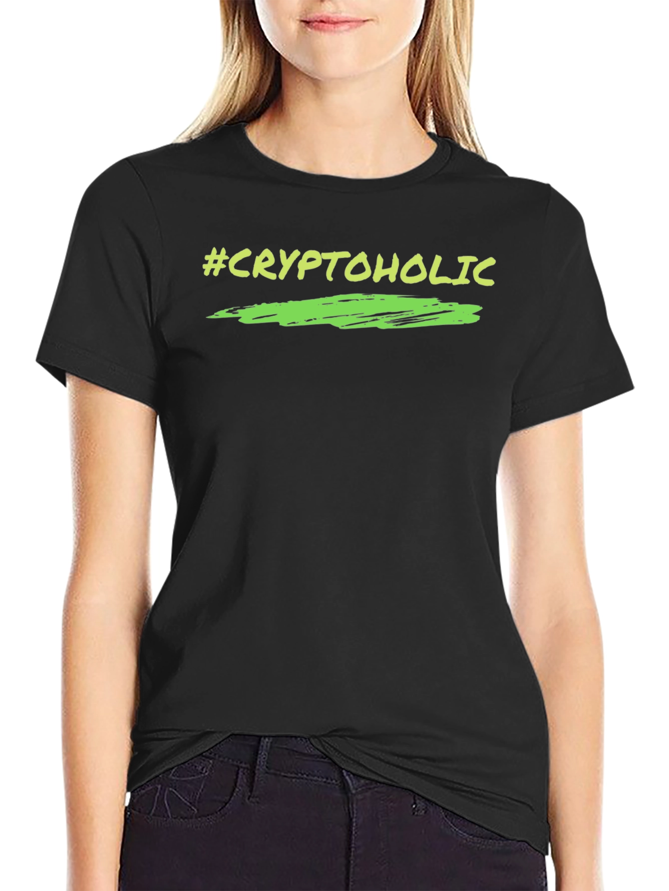 Cryptoholic Graphic Print Tee