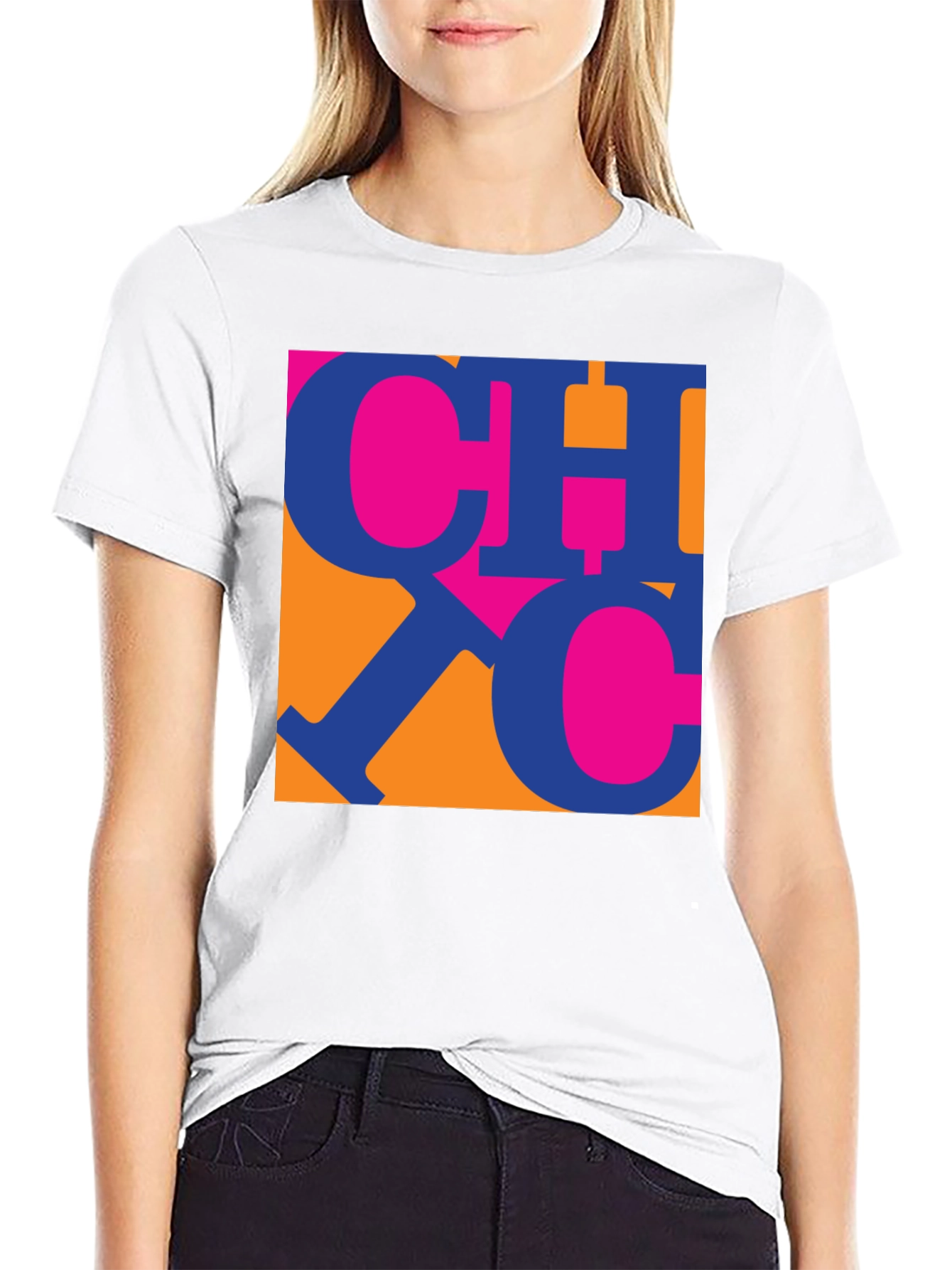 Modern Graphic Print Tee