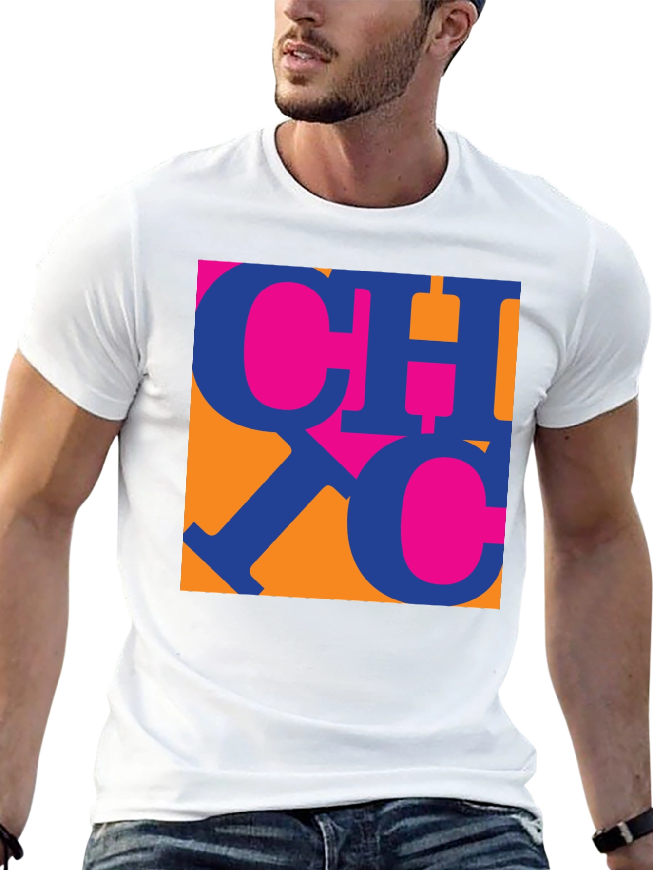 Modern Graphic Print Tee