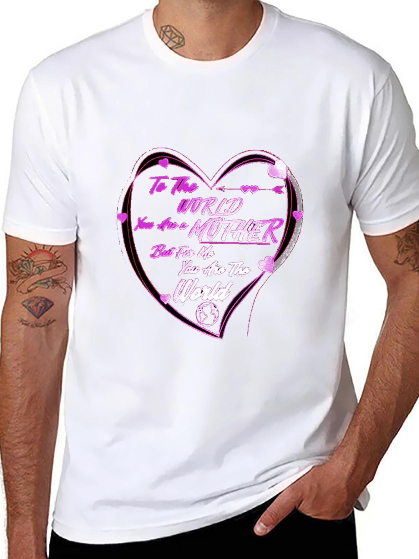 Heartfelt Mothers Day Graphic Tee