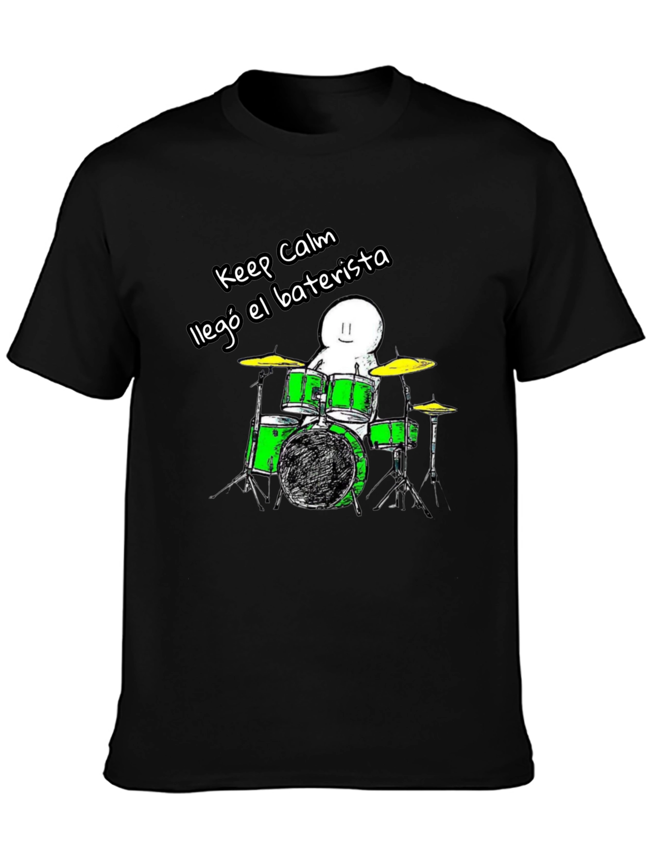 Keep Calm Drummer T-Shirt - Funny Musician Tee