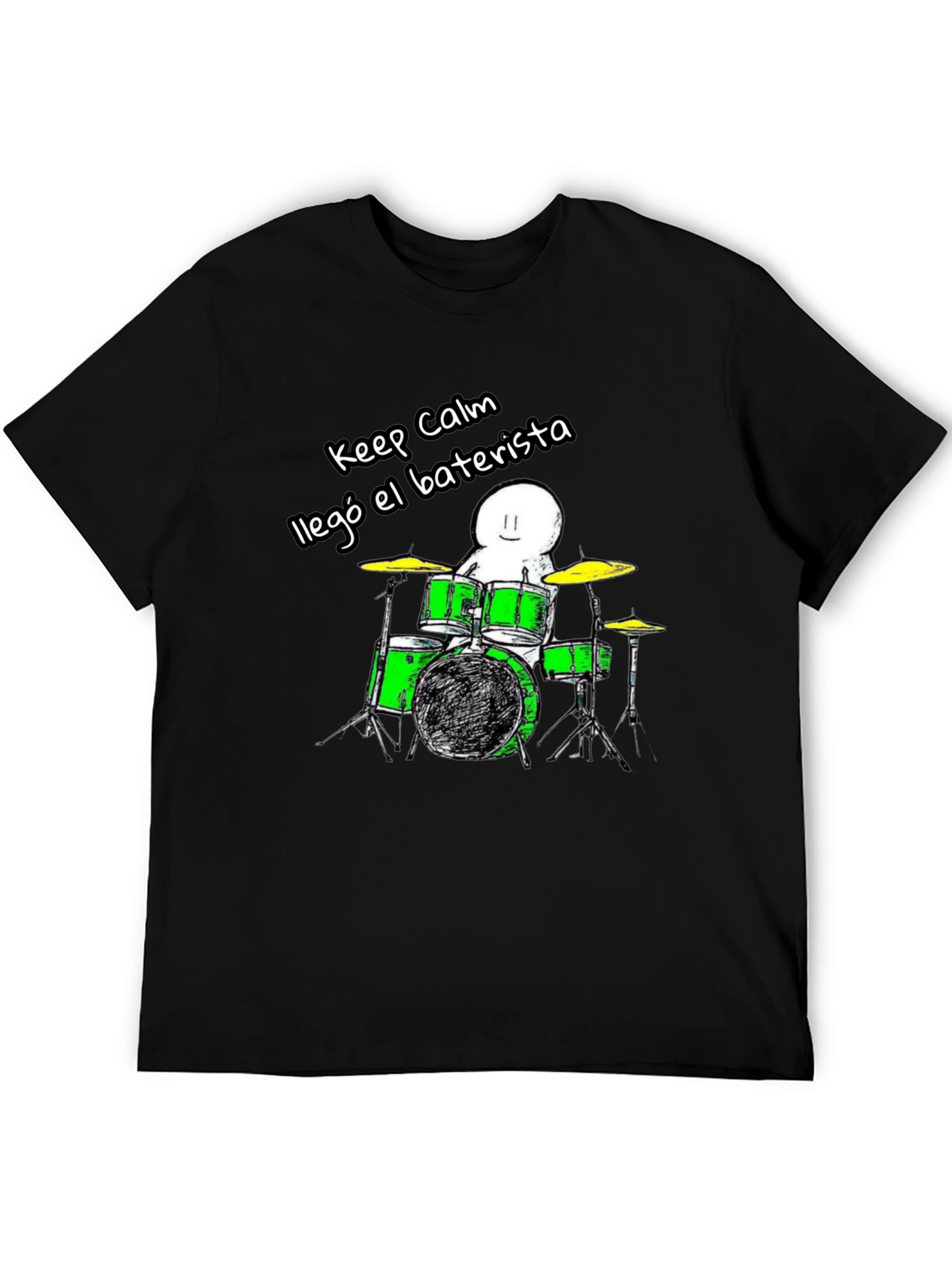 Keep Calm Drummer T-Shirt - Funny Musician Tee