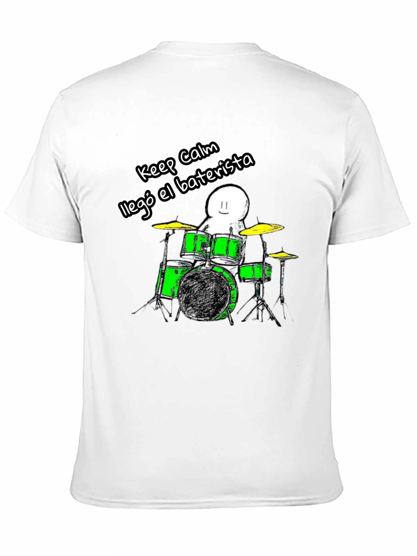 Keep Calm Drummer T-Shirt - Funny Musician Tee