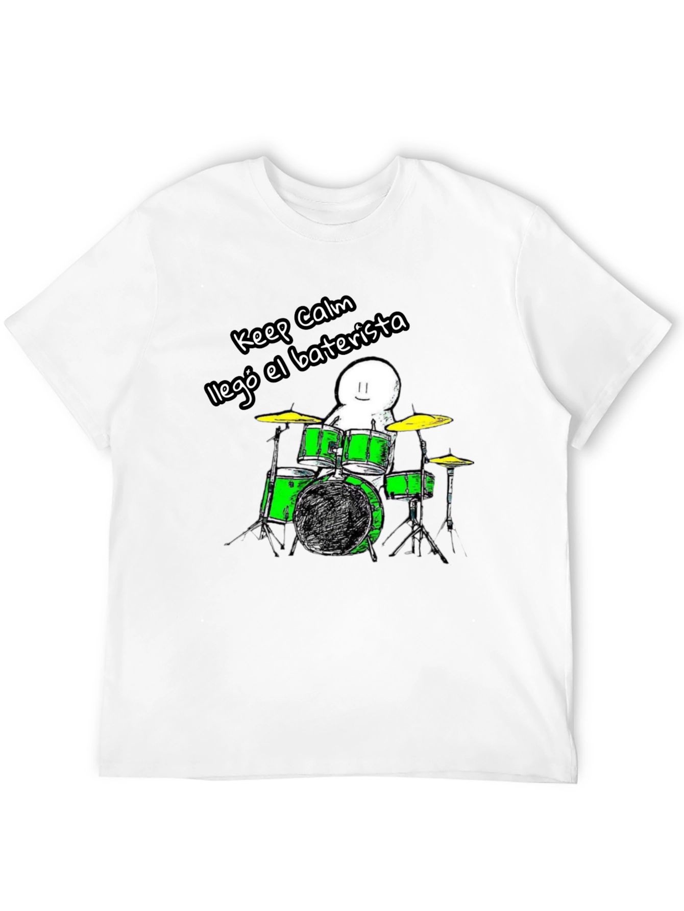Keep Calm Drummer T-Shirt - Funny Musician Tee
