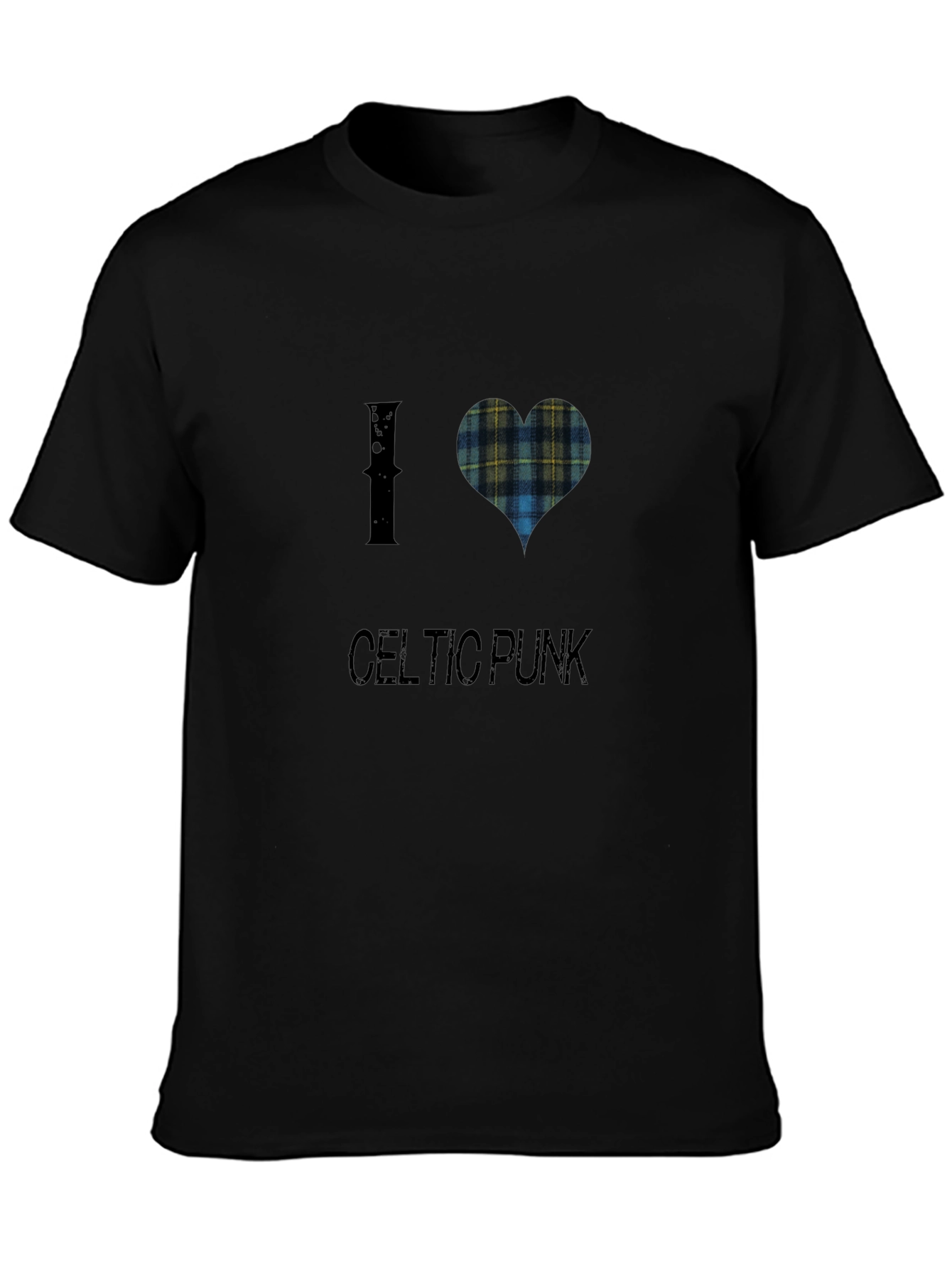 I Love Celtic Punk T-Shirt - Black