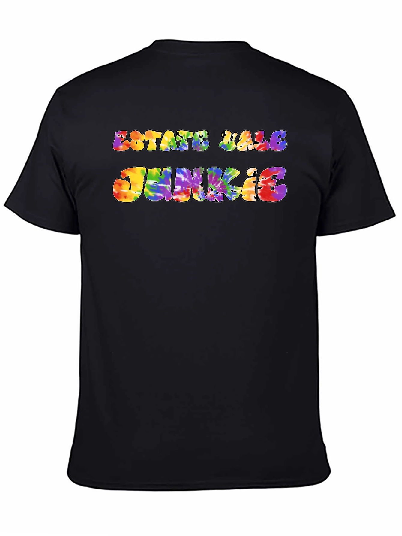 Estate Sale Junkie Tie-Dye Graphic T-Shirt