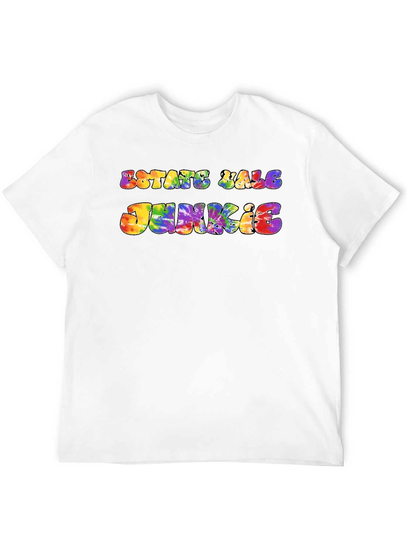 Estate Sale Junkie Tie-Dye Graphic T-Shirt