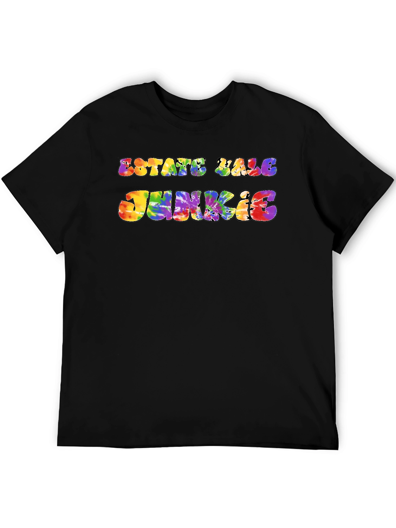 Estate Sale Junkie Tie-Dye Graphic T-Shirt