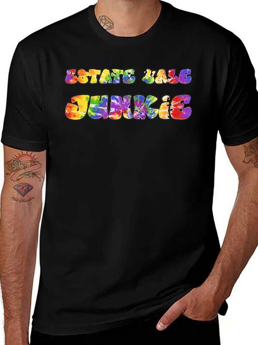 Estate Sale Junkie Tie-Dye Graphic T-Shirt