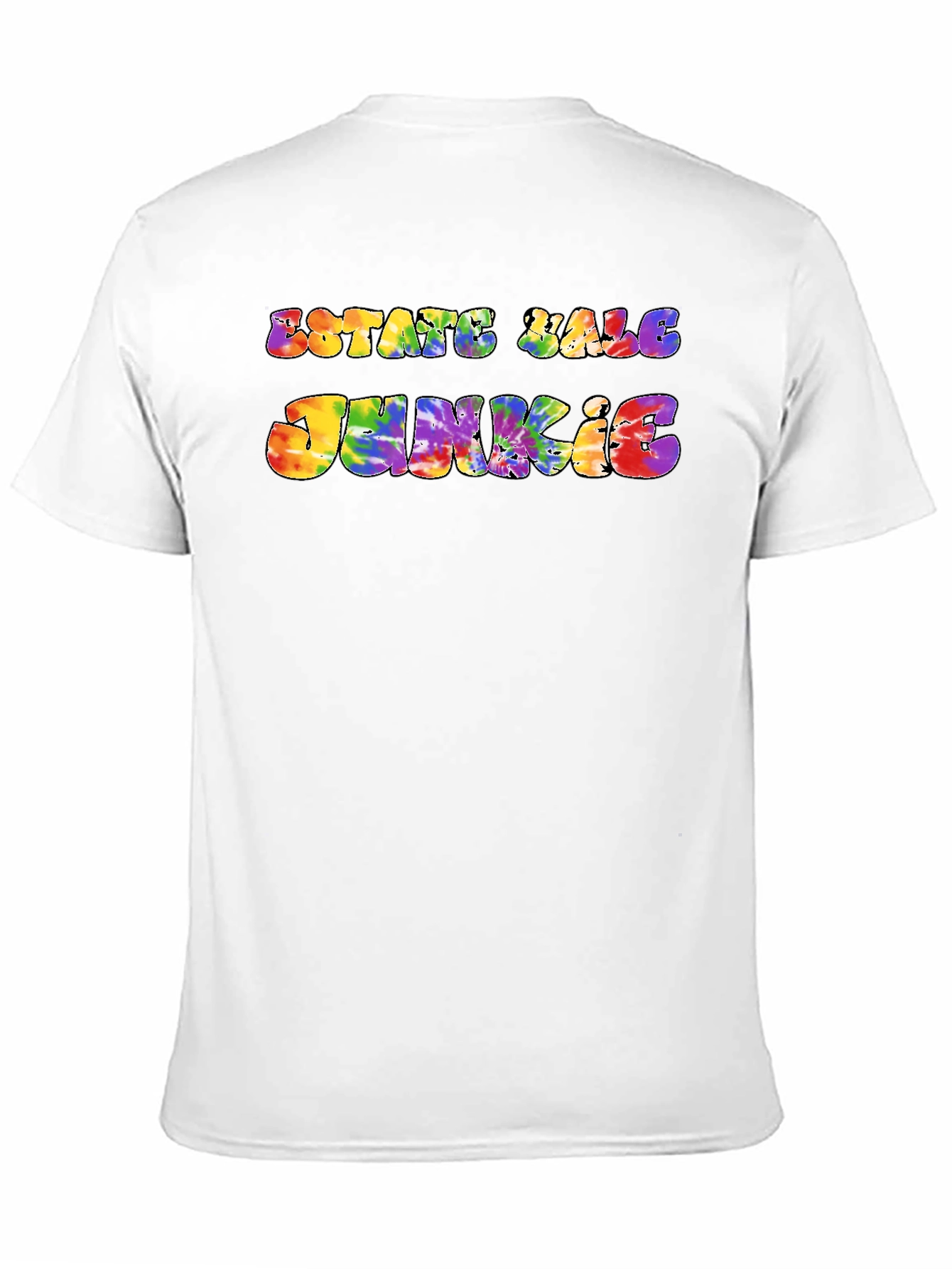 Estate Sale Junkie Tie-Dye Graphic T-Shirt