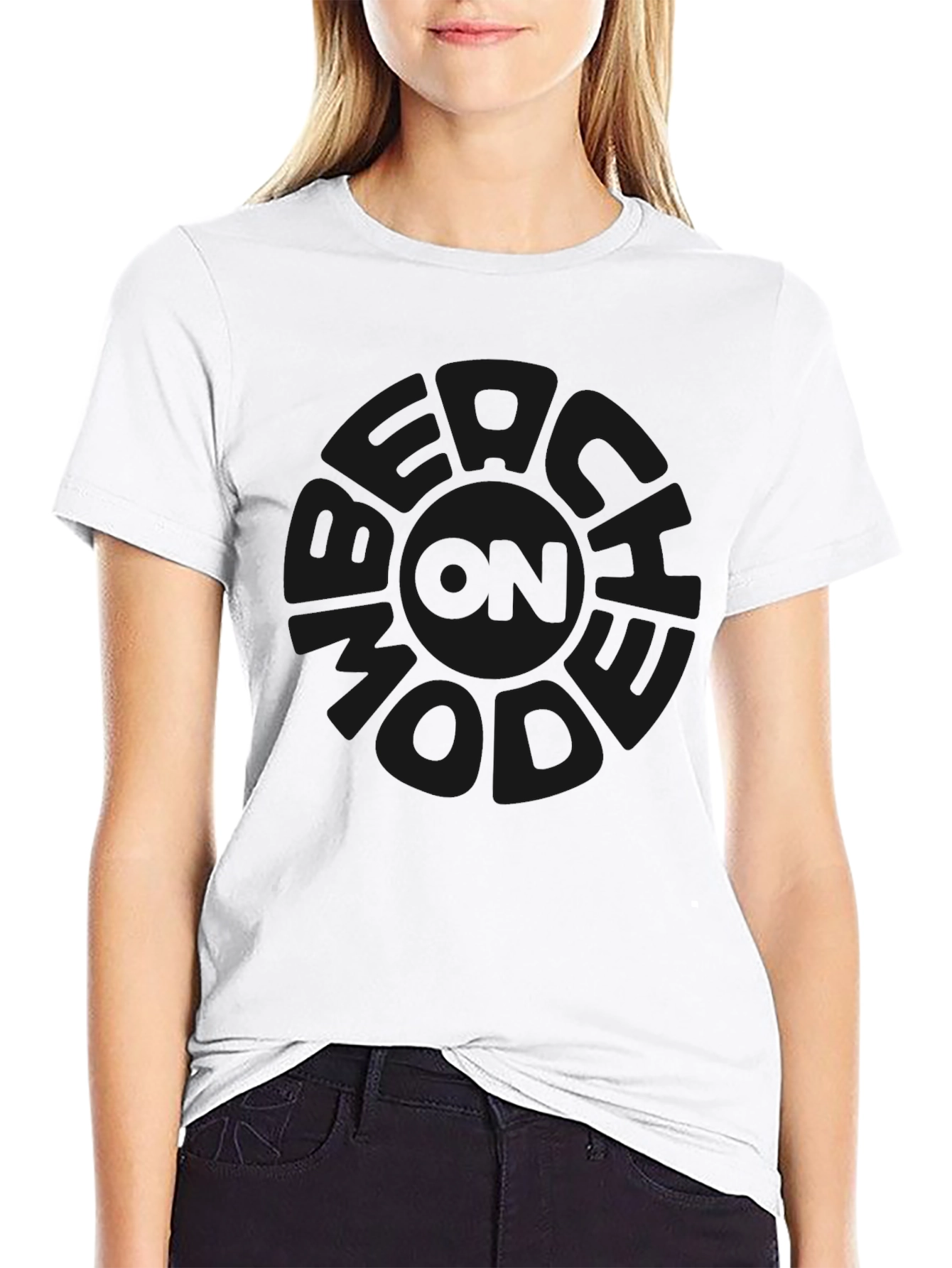 Black Crew Neck Tee