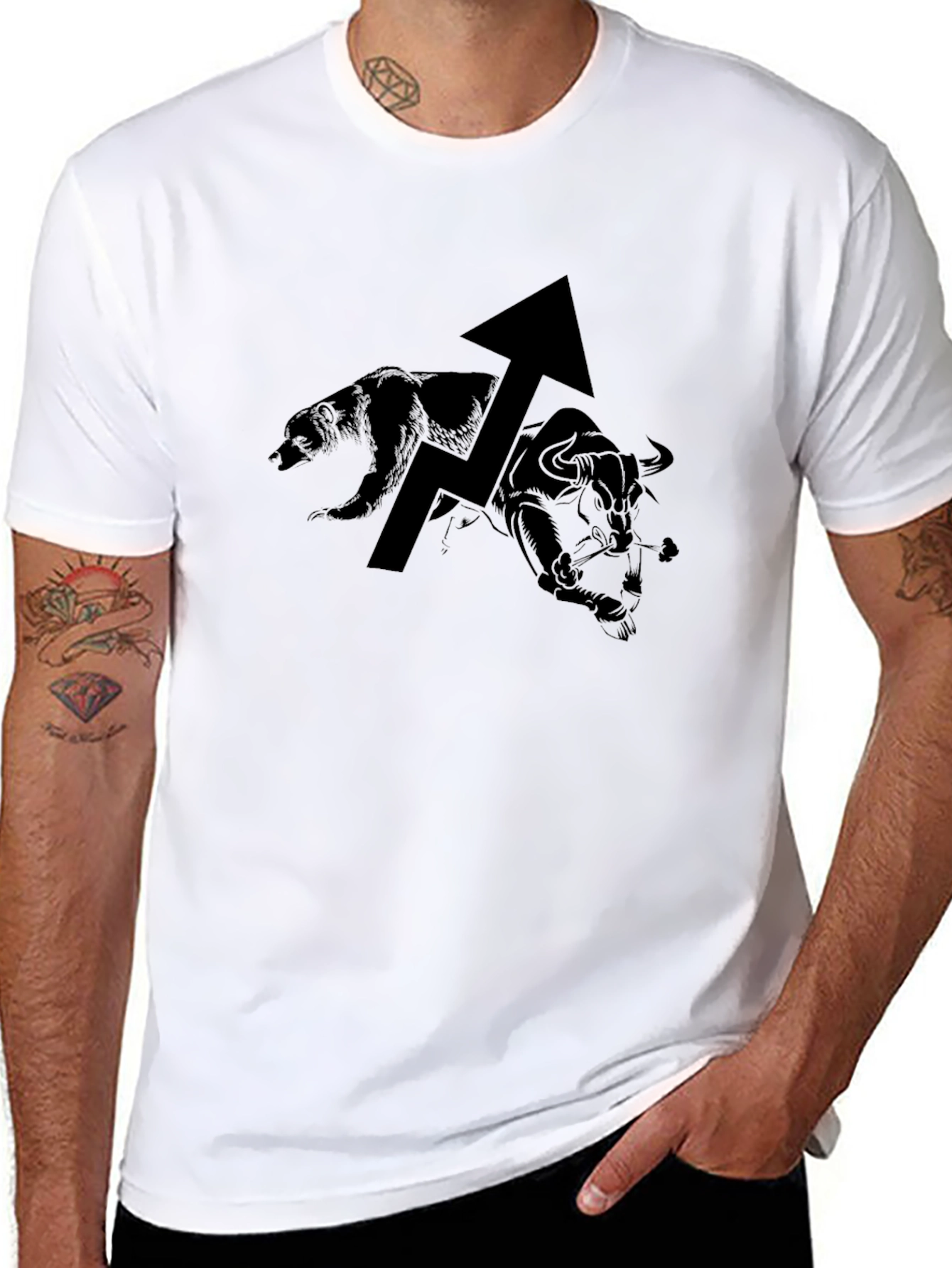 Bull & Bear Market Graphic Tee