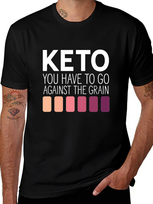 Keto Against The Grain Graphic T-Shirt