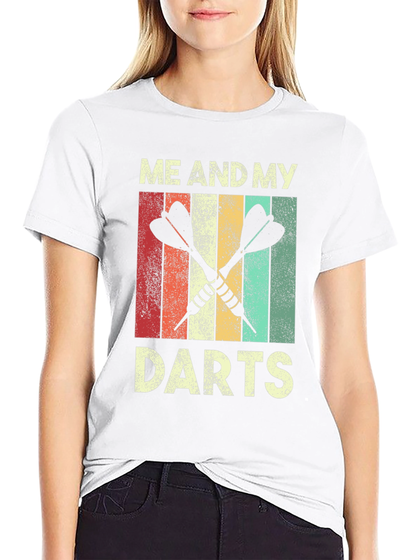 Retro Me And My Darts Graphic Tee