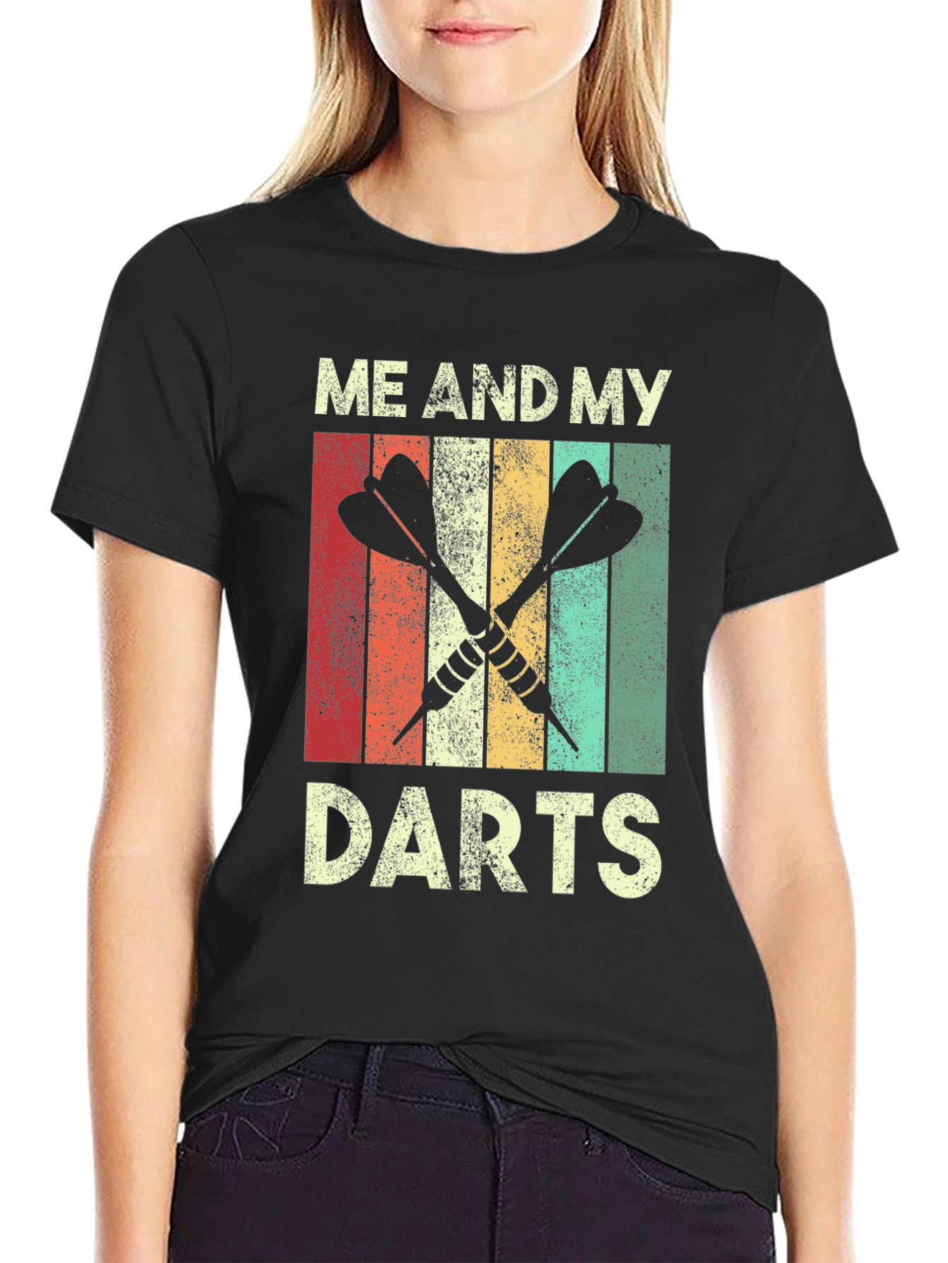 Retro Me And My Darts Graphic Tee
