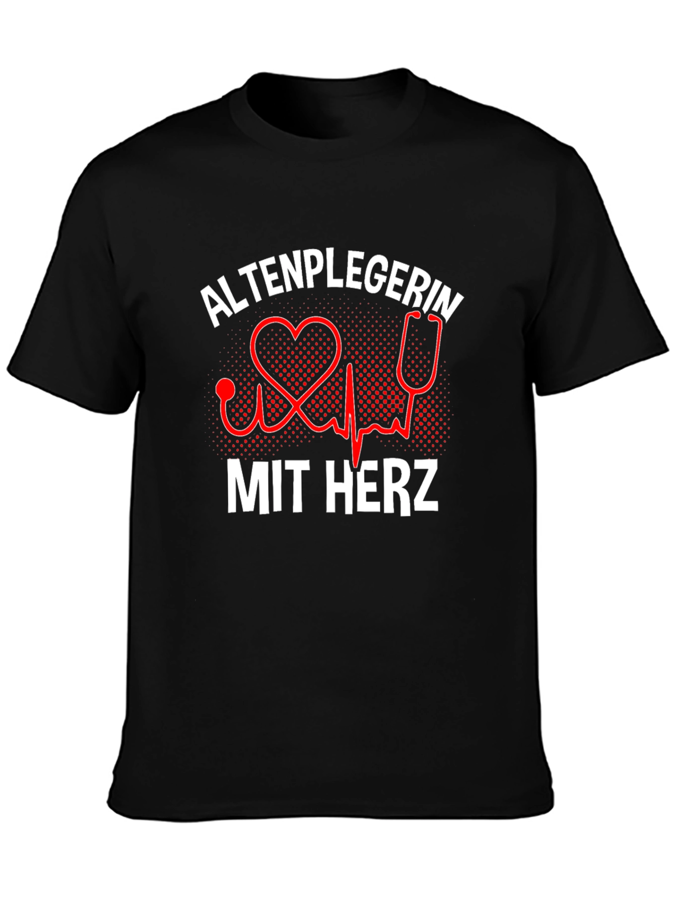 Altenpflegerin Mit Herz T-Shirt