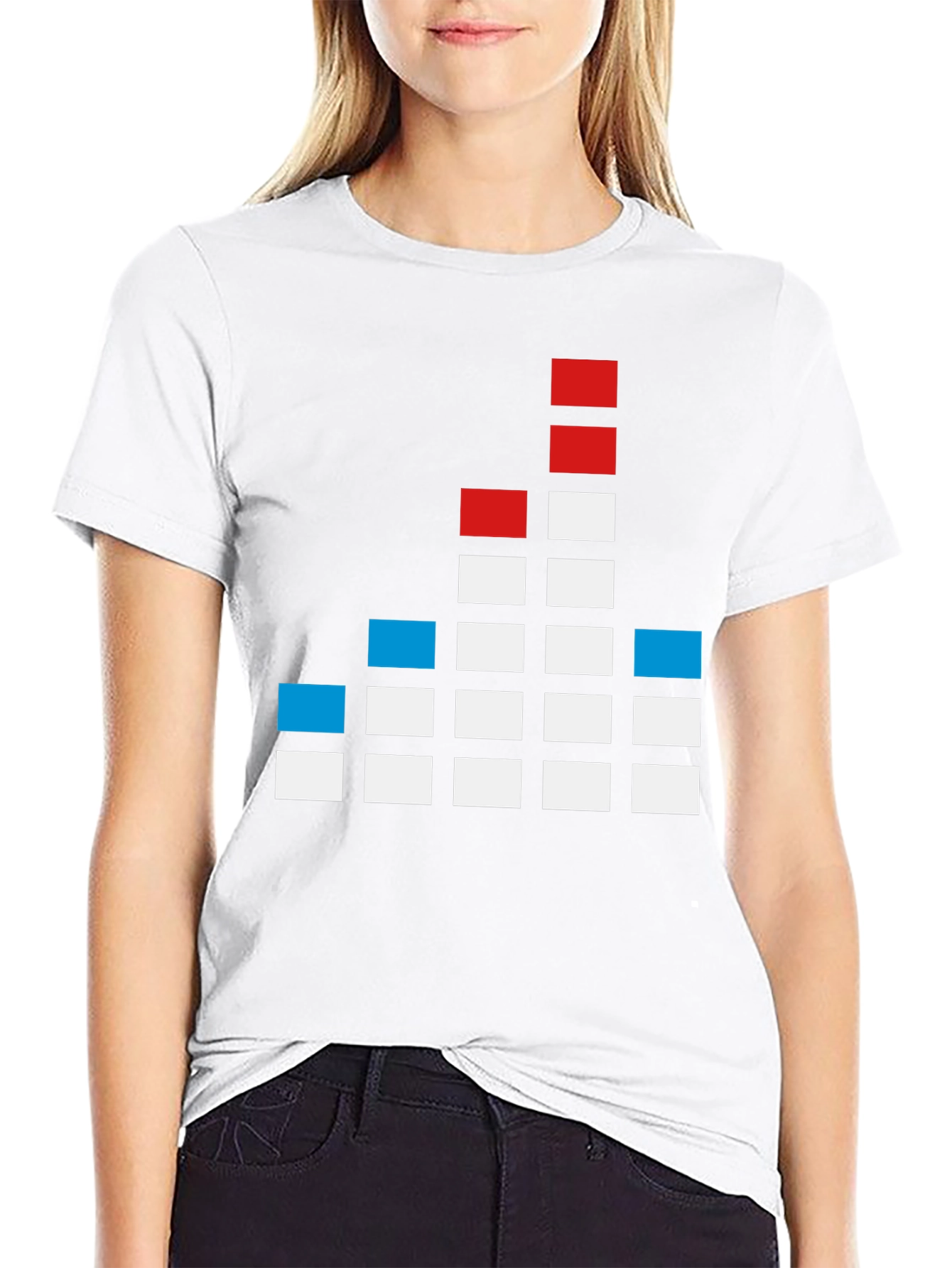 Pixel Graphic T-Shirt - Soundwave Design