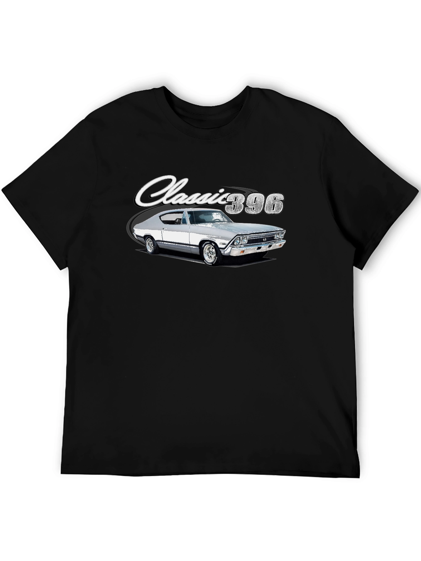 Classic 396 Car Graphic Black T-Shirt
