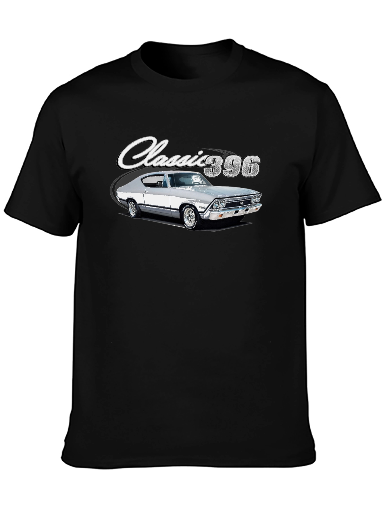 Classic 396 Car Graphic Black T-Shirt