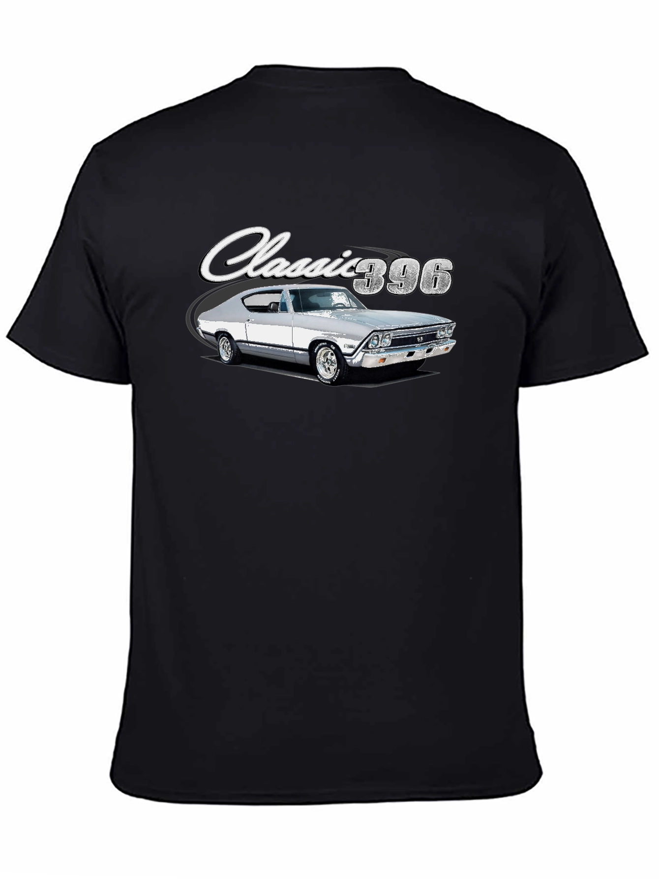 Classic 396 Car Graphic Black T-Shirt