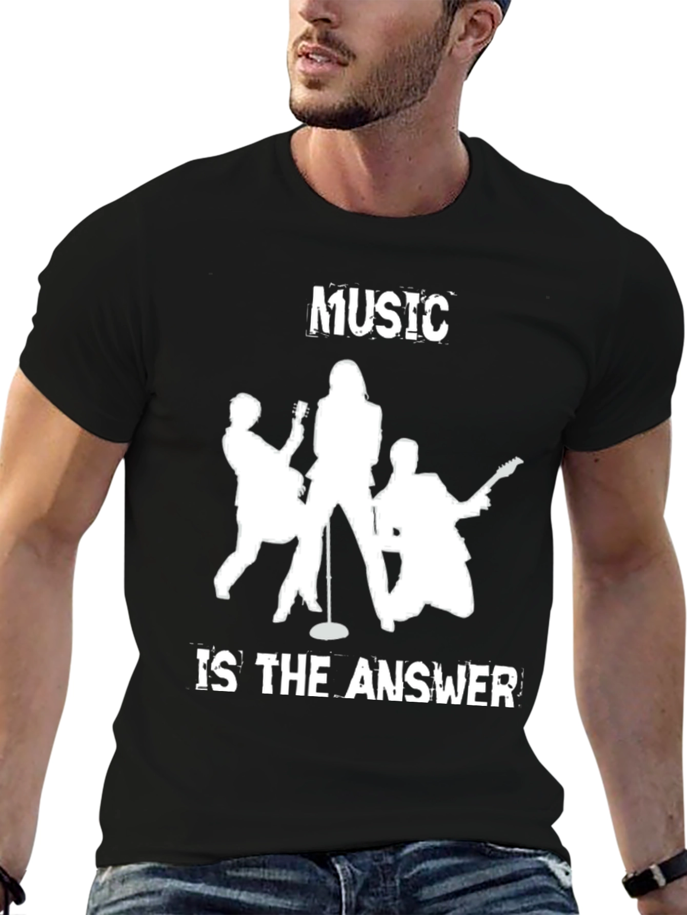 Music Is The Answer Graphic Tee
