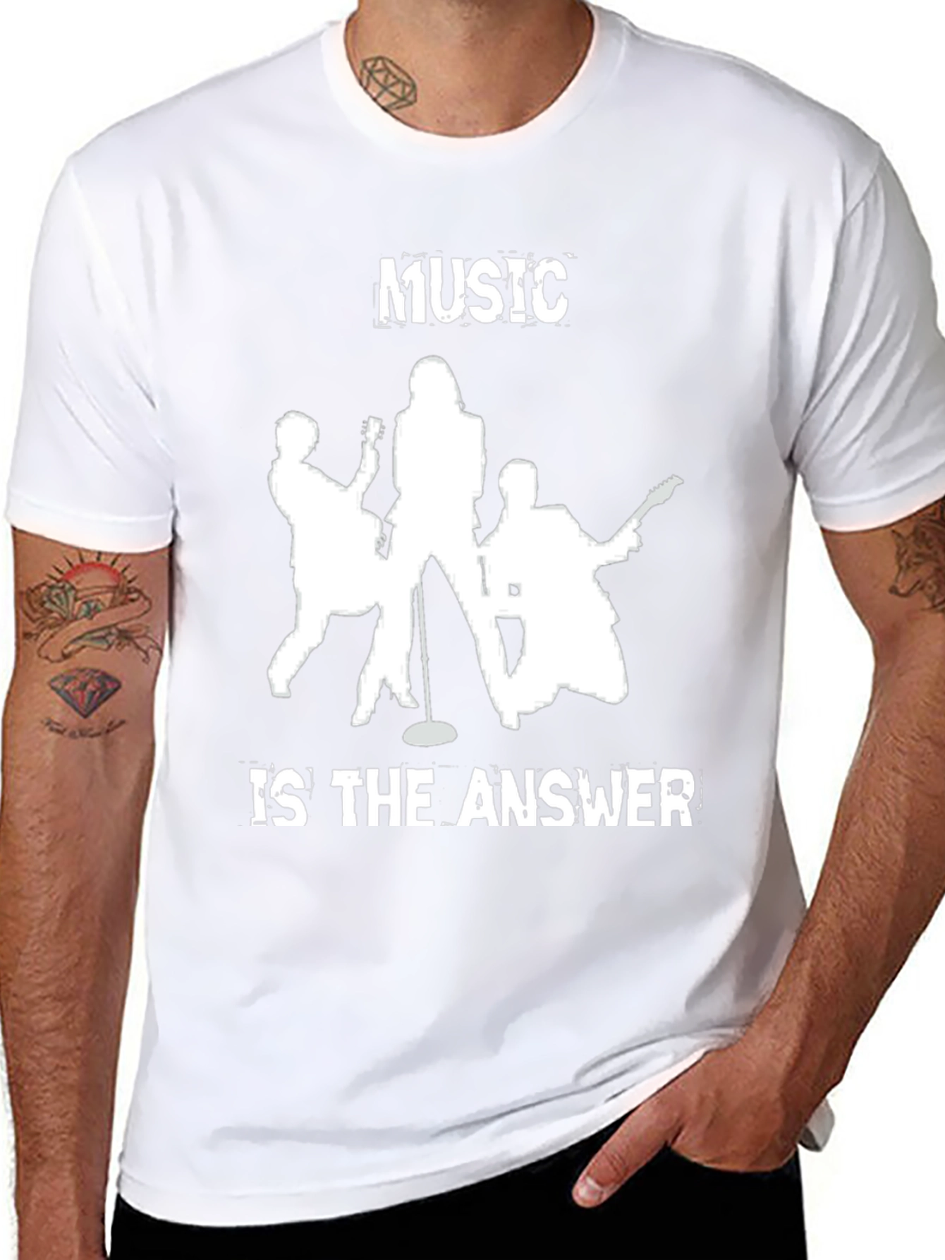 Music Is The Answer Graphic Tee
