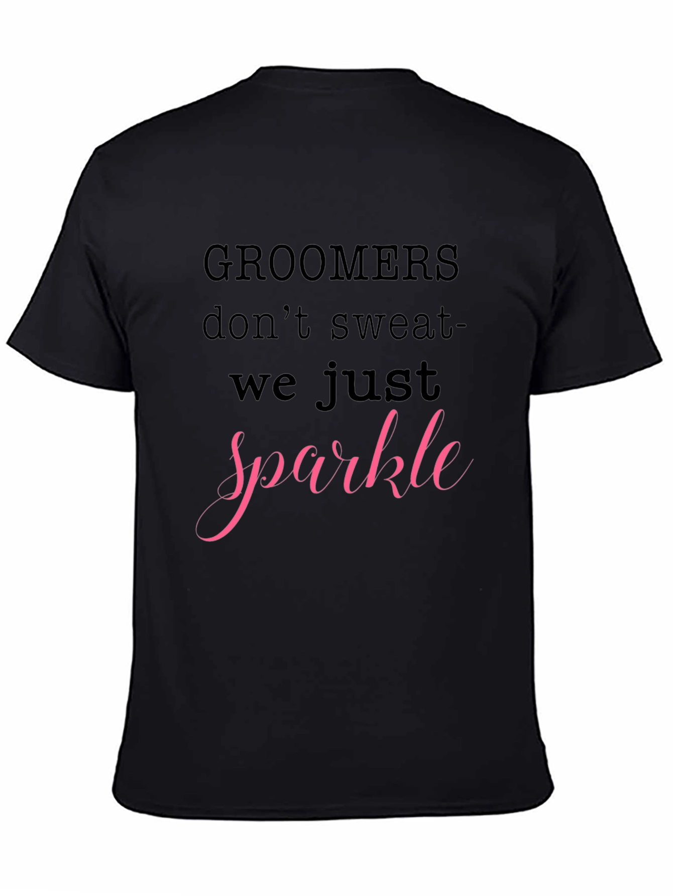 Groomers Sparkle Black T-Shirt