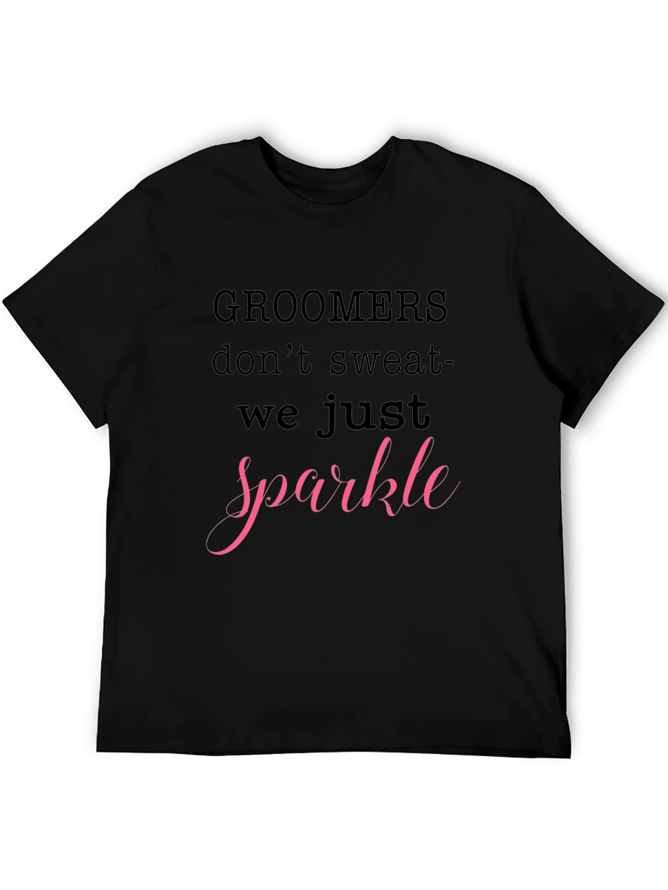 Groomers Sparkle Black T-Shirt
