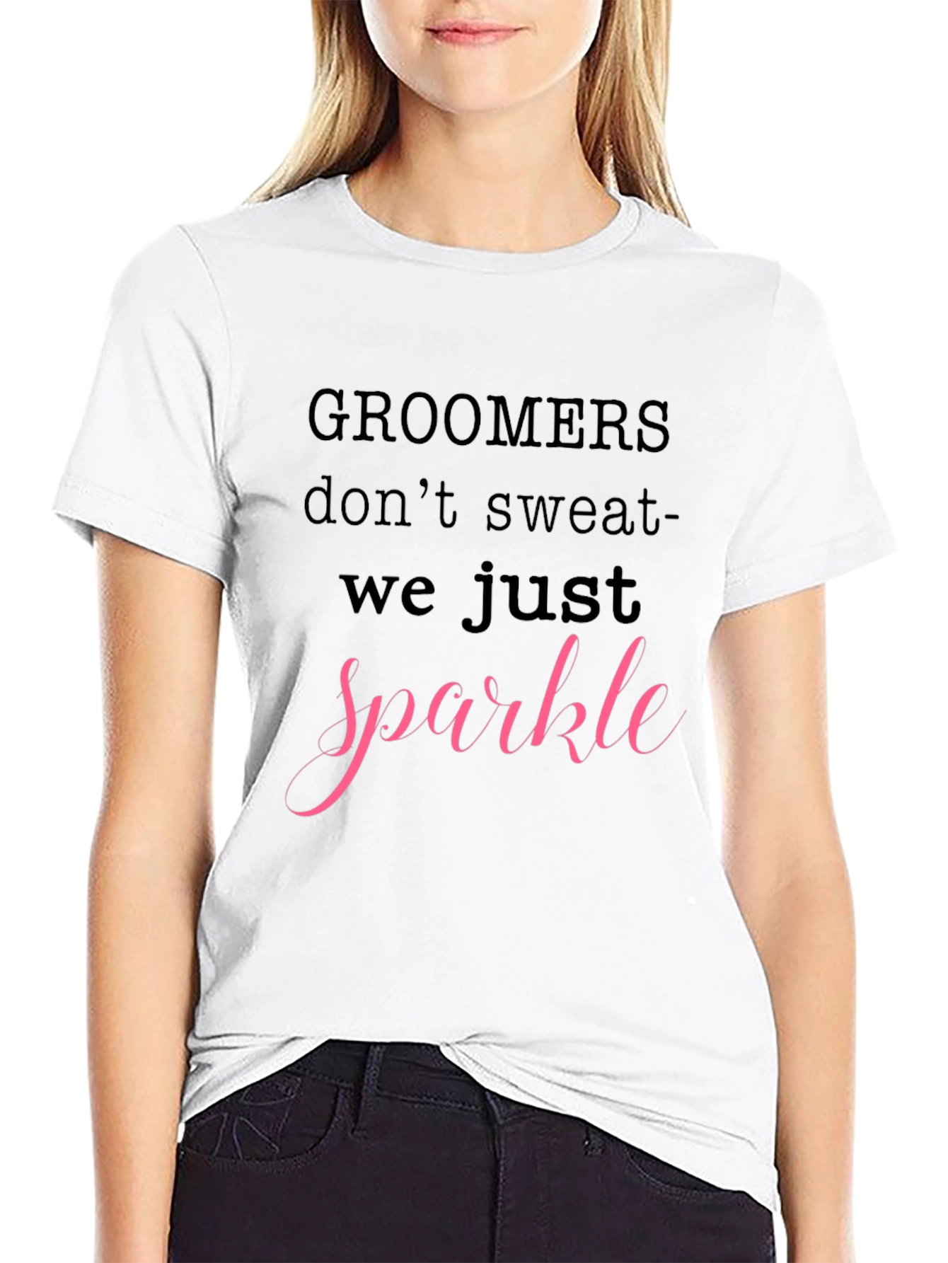 Groomers Sparkle Black T-Shirt