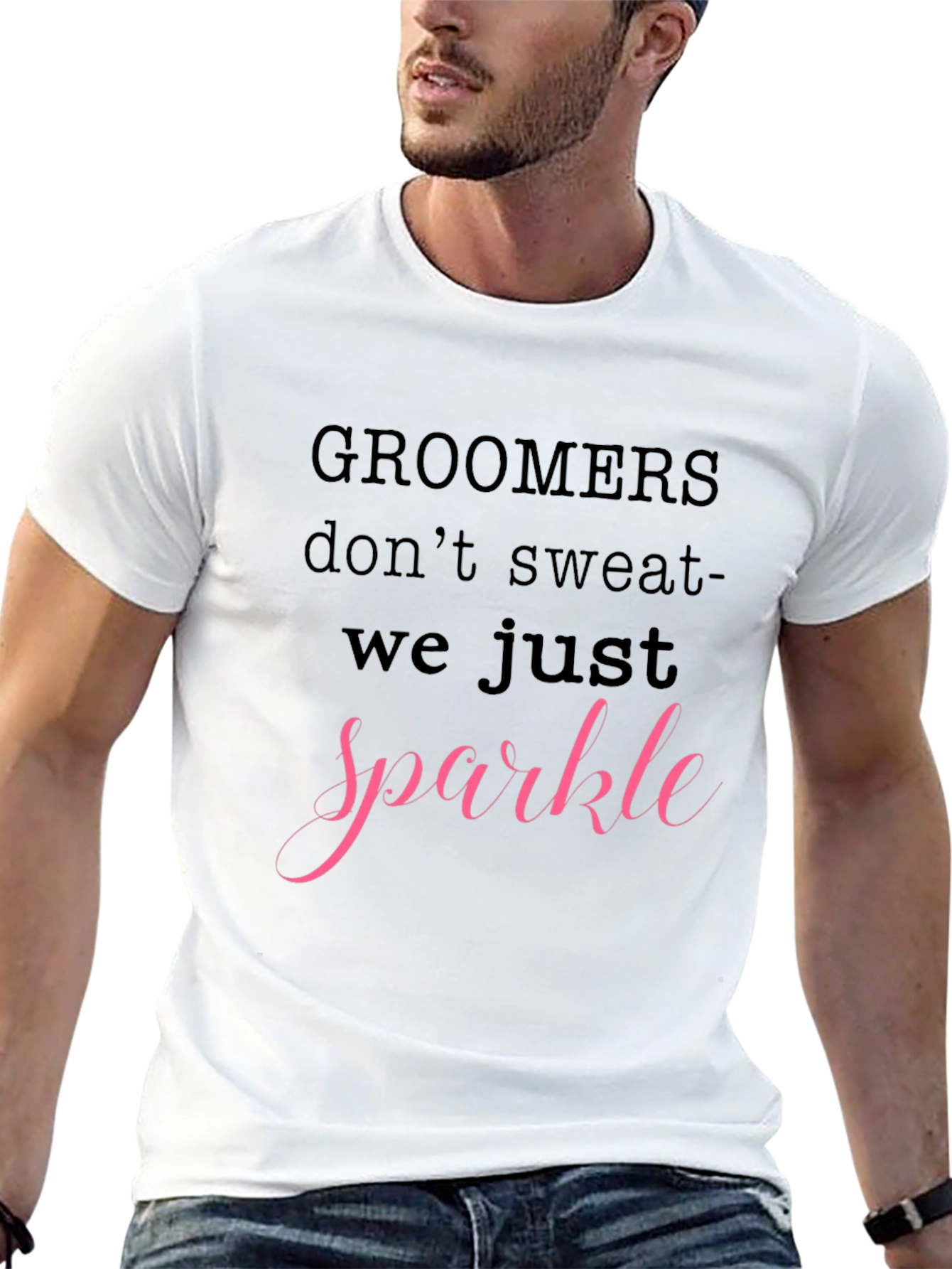 Groomers Sparkle Black T-Shirt