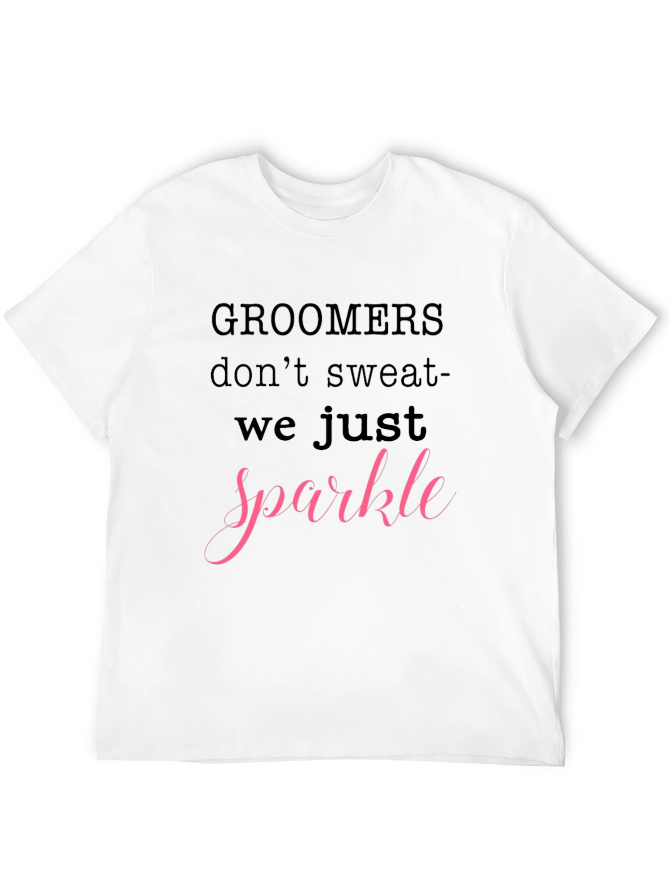 Groomers Sparkle Black T-Shirt