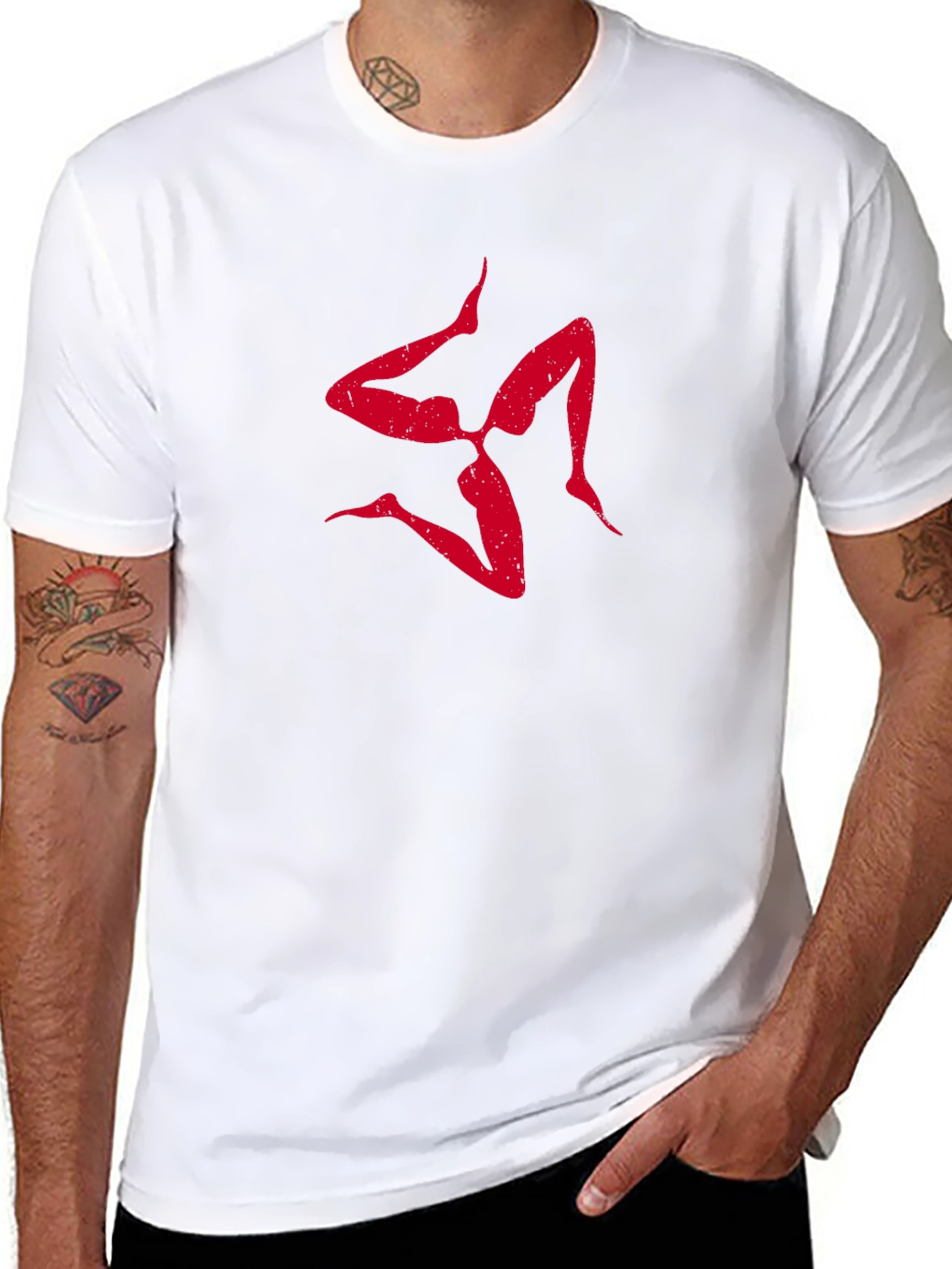 Manx Triskelion Isle of Man Graphic T-Shirt