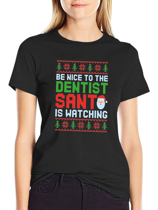 Dentist Santa Christmas Ugly Sweater T-Shirt