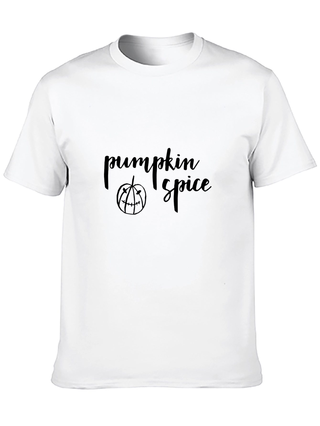 Pumpkin Spice Graphic Tee - Black Unisex