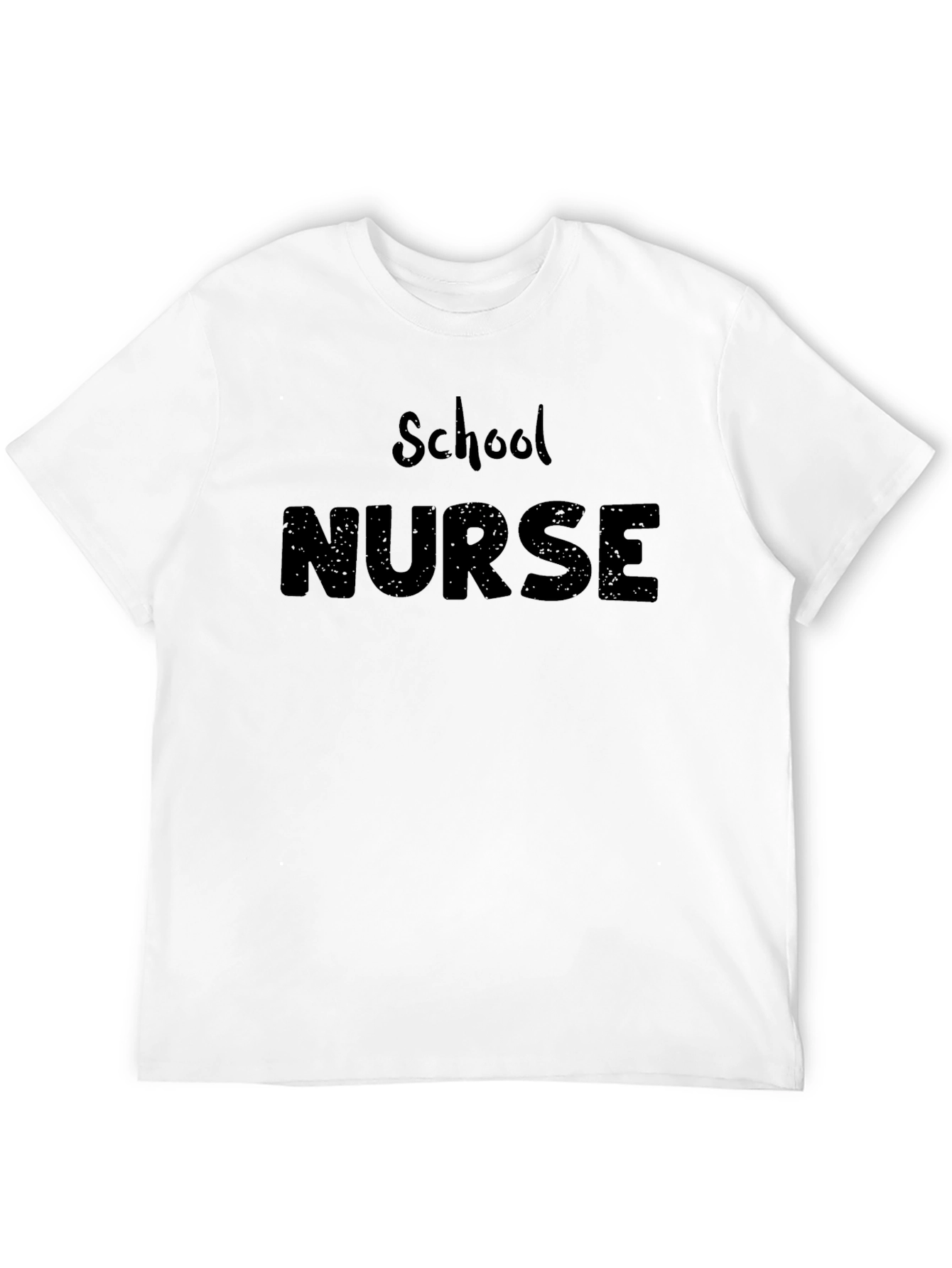 School Nurse Graphic T-Shirt - Black
