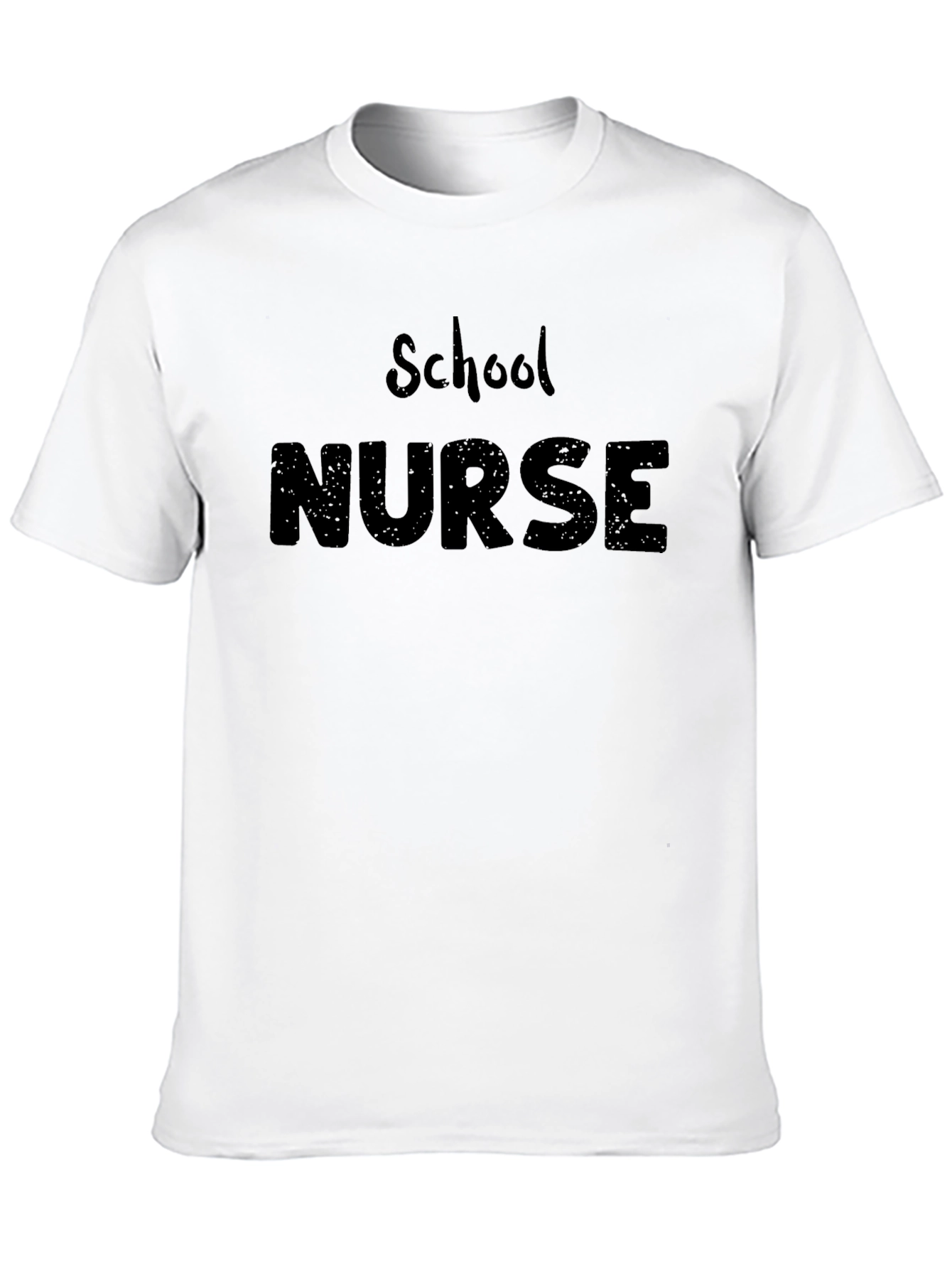 School Nurse Graphic T-Shirt - Black