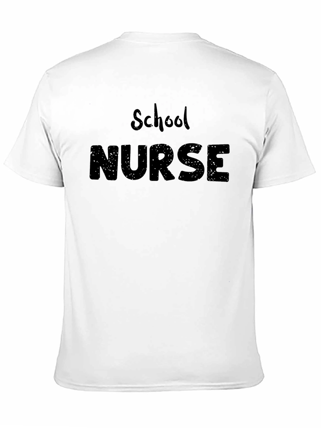 School Nurse Graphic T-Shirt - Black