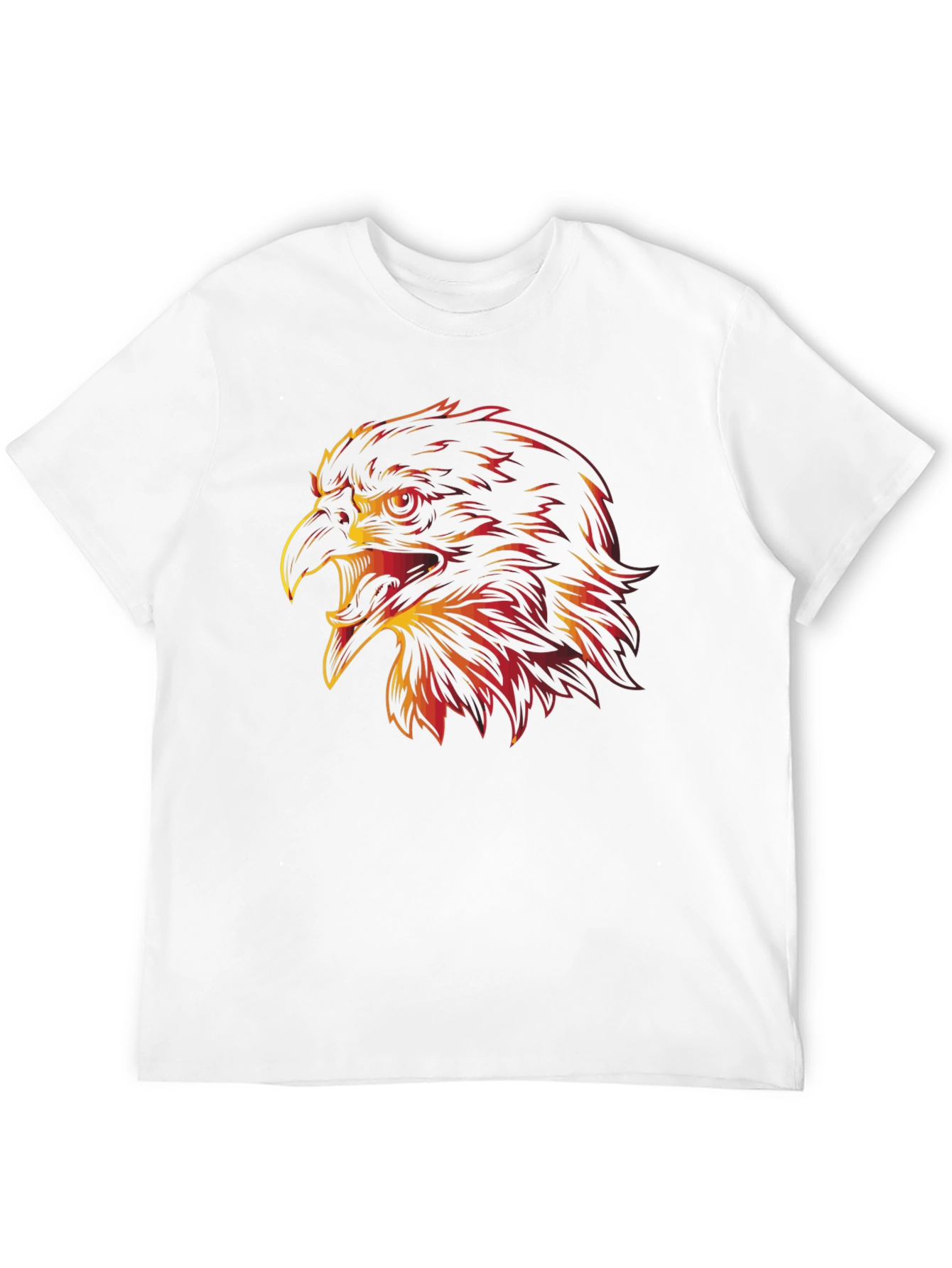 Fiery Eagle Graphic Tee - Bold Style