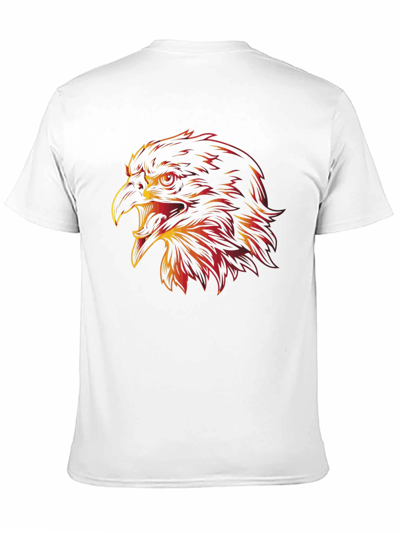 Fiery Eagle Graphic Tee - Bold Style
