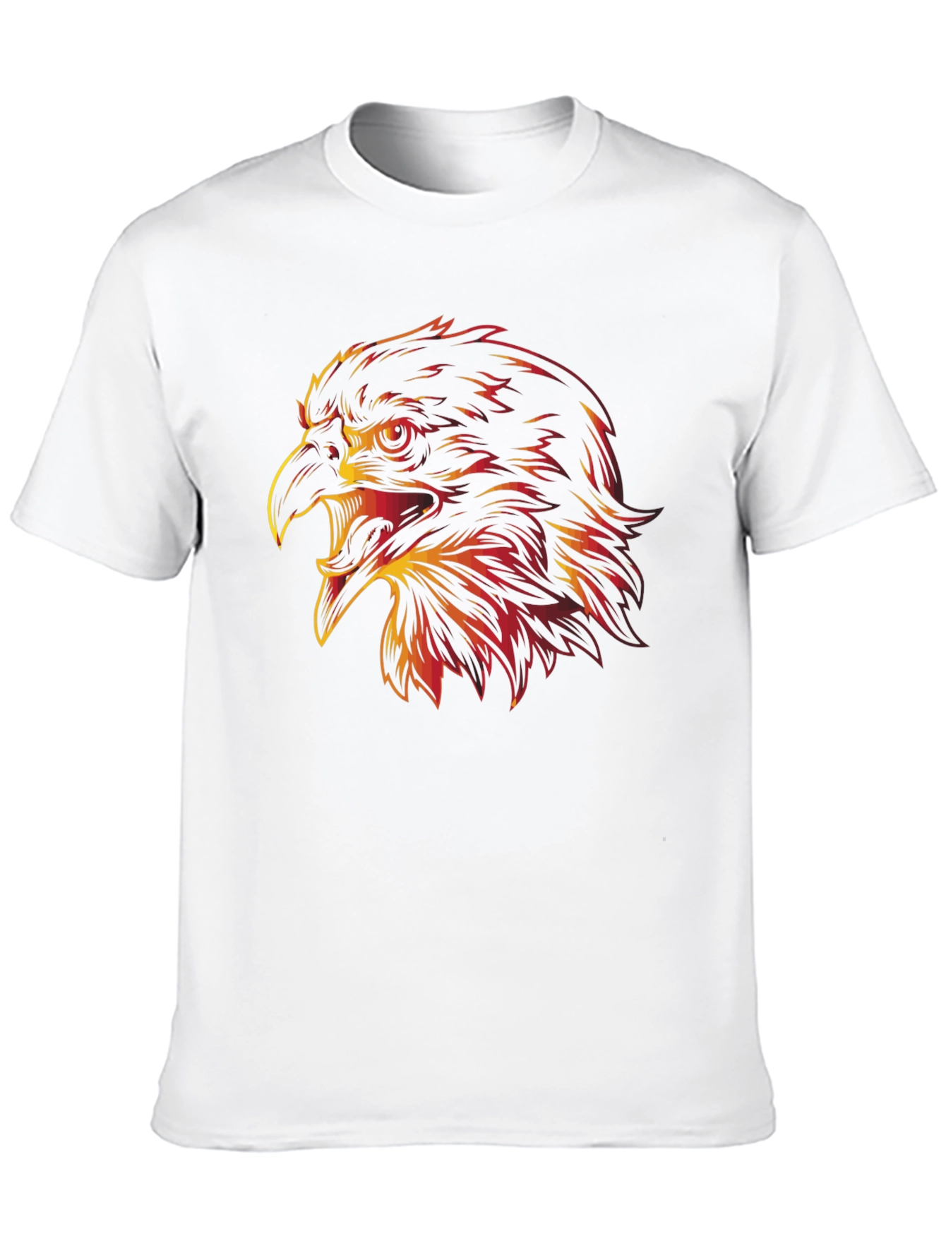 Fiery Eagle Graphic Tee - Bold Style