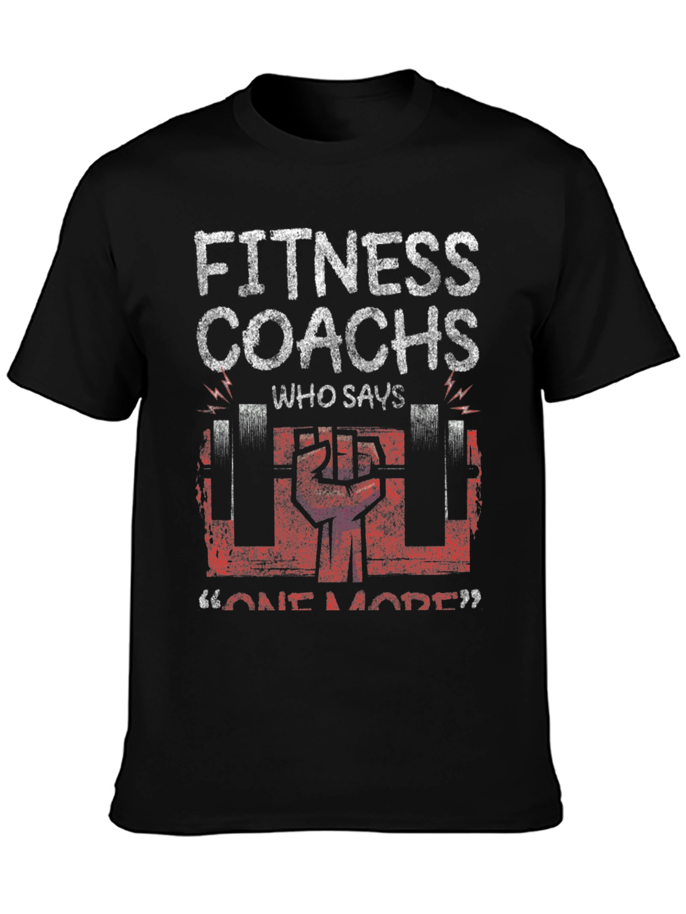 Fitness Coach Graphic Tee - Workout Motivation
