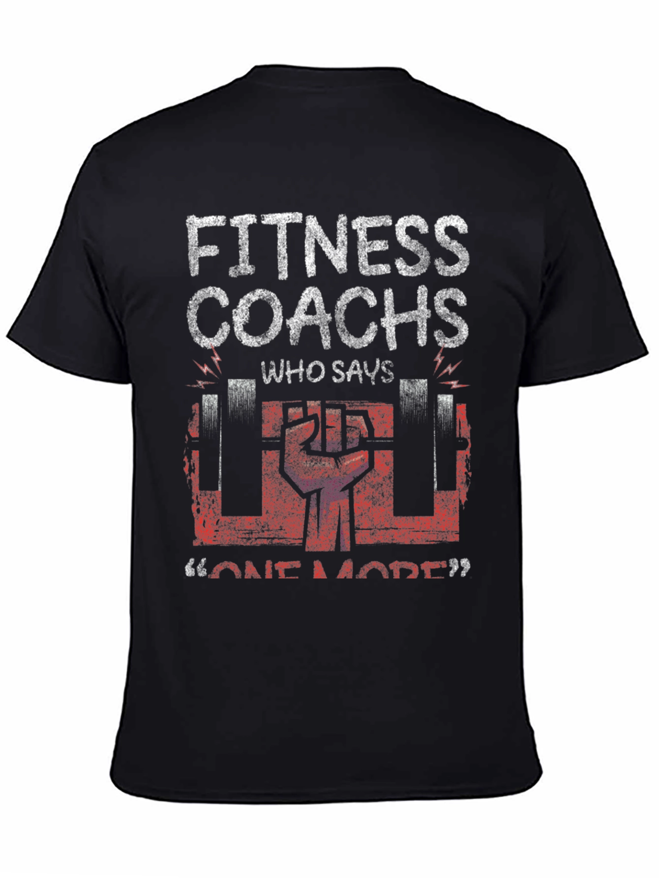 Fitness Coach Graphic Tee - Workout Motivation