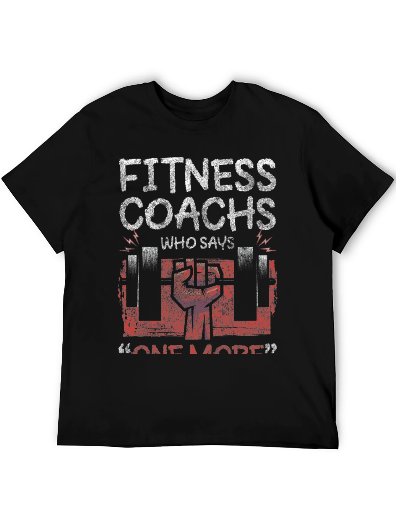 Fitness Coach Graphic Tee - Workout Motivation