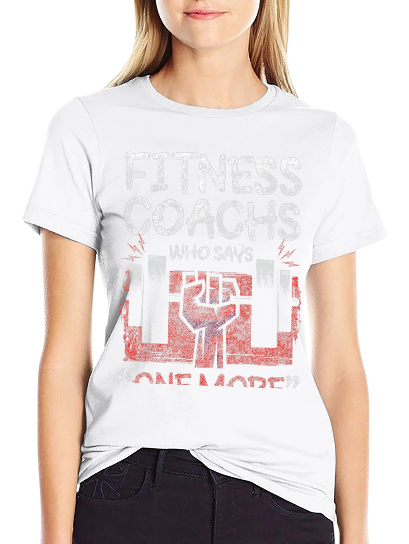 Fitness Coach Graphic Tee - Workout Motivation