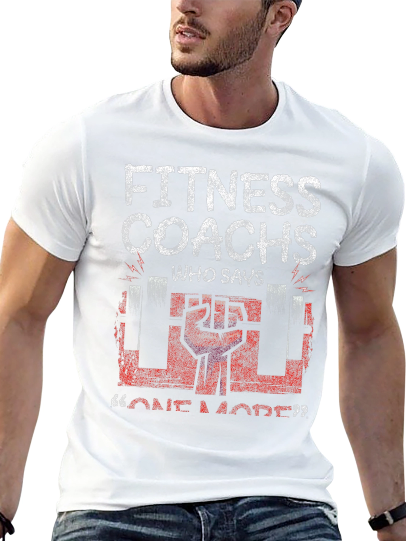 Fitness Coach Graphic Tee - Workout Motivation